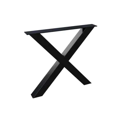 WOOOD Tablo Alkmaar bordsben till matbord - mattsvart metall