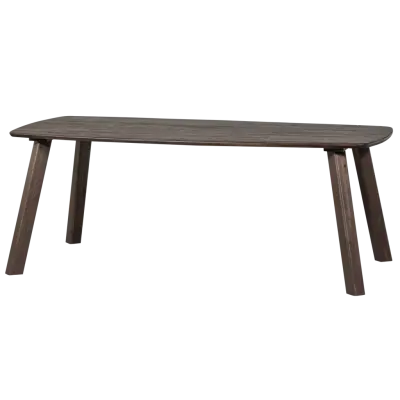 WOOOD Tablo matbord, ovalt - mystique brun ek (180x100)