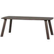WOOOD Tablo matbord, ovalt - mystique brun ek (220x100)