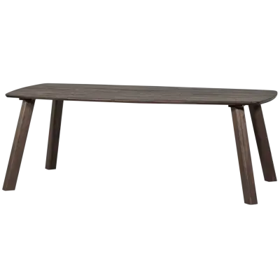 WOOOD Tablo matbord, ovalt - mystique brun ek (220x100)