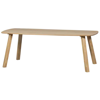 WOOOD Tablo matbord, ovalt - naturfärgad ek (180x100)