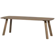 WOOOD Tablo matbord, ovalt - kashmir brun ek (220x100)
