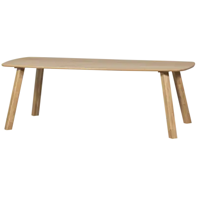 WOOOD Tablo matbord, ovalt - naturfärgad ek (220x100)