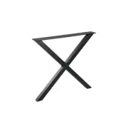 WOOOD Tablo X bordsben till matbord - mattsvart metall