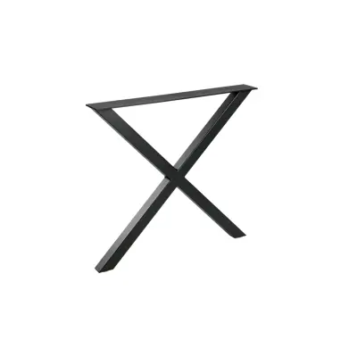 WOOOD Tablo X bordsben till matbord - mattsvart metall