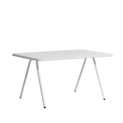 WOUD Ray matbord - vit aluminium, rektangulärt