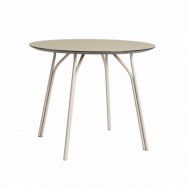 WOUD Tree Matbord - Beige Laminat och Metall