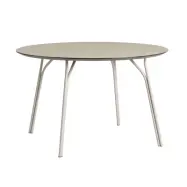 WOUD Tree Matbord - Beige Laminat och Metall