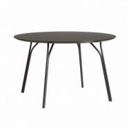 WOUD Tree Matbord - Svart Laminat och Metall