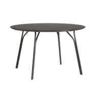 WOUD Tree Matbord - Svart Laminat och Metall