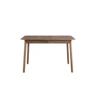 ZUIVER Glimps matbord, med fjärilsbordsskiva - brunt valnötsfaner och valnötsträ (120/162x80)