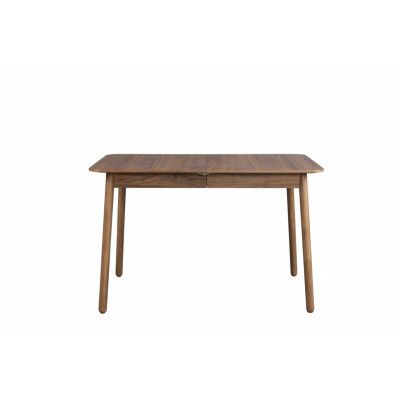 ZUIVER Glimps matbord, med fjärilsbordsskiva - brunt valnötsfaner och valnötsträ (120/162x80)