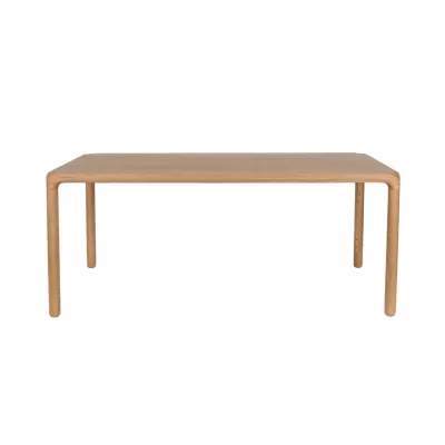 ZUIVER Storm matbord, rektangulärt - träfaner av naturlig ask och naturlig ask (180x90)