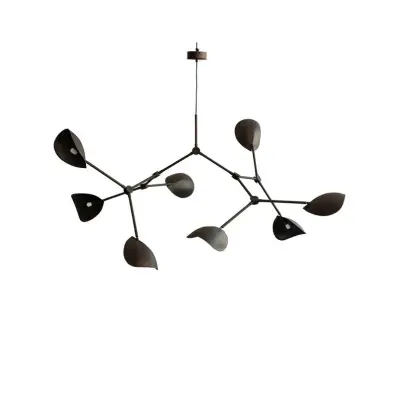 101 COPENHAGEN - Stingray Ljuskrona Grande Burned Black