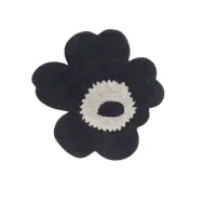 Badrumsmatta Unikko 73x74 cm grå/off white