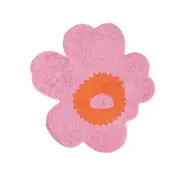 Badrumsmatta Unikko 73x74 cm orange/rosa