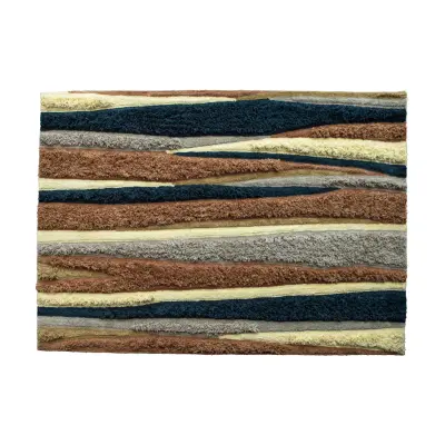 BEPUREHOME Collection matta, rektangulär - flerfärgad polyester