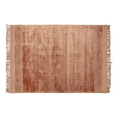 BEPUREHOME Collection matta, rektangulär - melonfärgat tyg