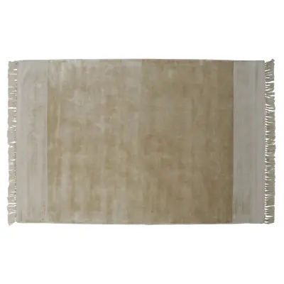 BEPUREHOME Collection matta, rektangulär - mjölkfärgat tyg