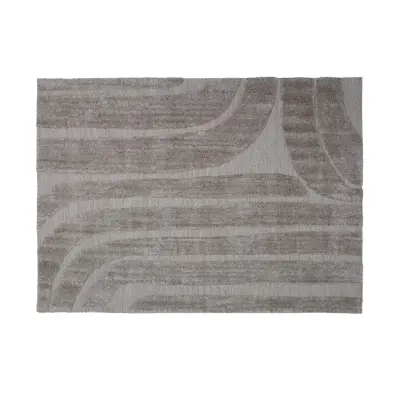 BEPUREHOME Inure matta, rektangulär - army sand polyester och bomull