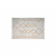 Bloomingville - Huso Rug Yellow/Cotton