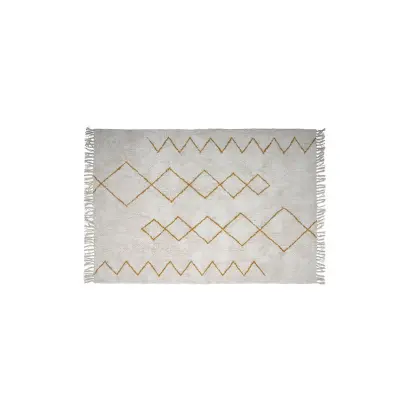 Bloomingville - Huso Matta Yellow/Cotton