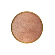 BOLD MONKEY I Feel So Soft Rund matta, med geometriskt mönster, rund - rosa tyg (Ø200)