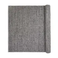 BROSTE COPENHAGEN Thomas matta - grå ull/viskos, rektangulär (140x70)