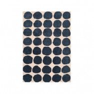 Chhatwal&Jonsson Big Dots matta light khaki/blue melange, 230x320 cm