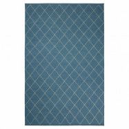 Chhatwal&Jonsson Diamond matta 184x280cm Heaven blue- off white