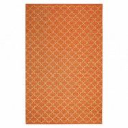 Chhatwal&Jonsson New Geometric matta 180x272 cm Orange melange-off white