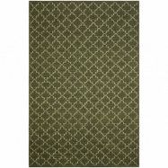 Chhatwal&Jonsson New Geometric matta 234x323 cm Green melange-off white