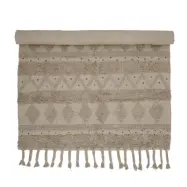 CREATIVE COLLECTION Dasha matta, rektangulär - naturlig bomull (200x140)