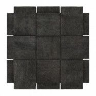 Design House Stockholm Basket matta, mörk grå 180x180 cm