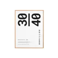 Ram Trä Plexi Ek 30x40 cm