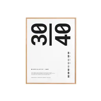 Ram Trä Plexi Ek 30x40 cm