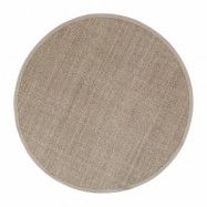 Dixie Jenny Sisal rund matta Natural grey Ø250 cm