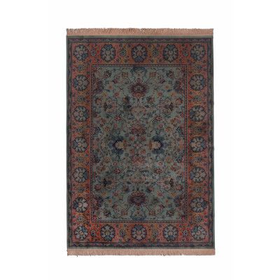 DUTCHBONE Bud matta, rektangulär - grön bomull, polyester, viskos (170X240)