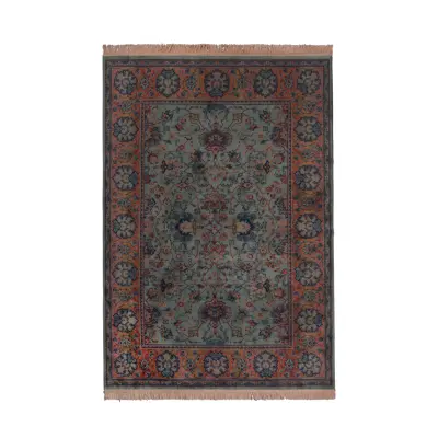 DUTCHBONE Bud matta, rektangulär - grön bomull, polyester, viskos (170X240)