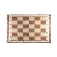 DUTCHBONE Gambit matta, rektangulär - terrakotta och mångfärgad bomull (160x230)