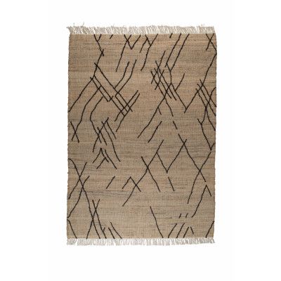 DUTCHBONE Ishank matta, rektangulär - brun ull (170X240)