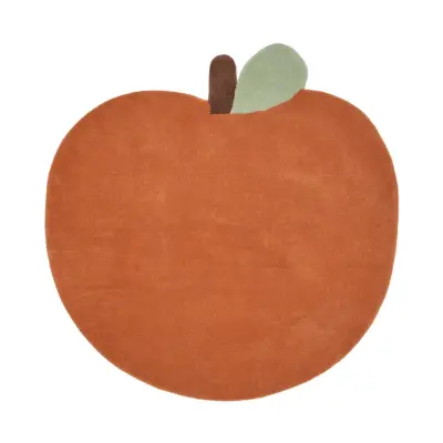 ferm LIVING - APPLE matta, terrakotta, ull/bomull –