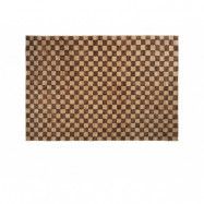 ferm LIVING - Check Wool Jute Rug 140x200 Coffee/Natural