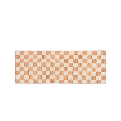 ferm LIVING - Check mattor 70 x 180 cm kräm/natur