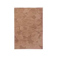 ferm LIVING - Cilla matta, ljusbrun, 140 cm x 200 cm