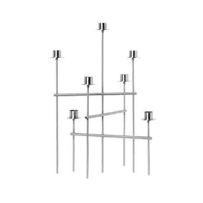 ferm LIVING - Elysia ljusstake, stål, höjd 41,7 cm