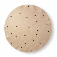 ferm LIVING ferm LIVING matta rund Ø130 cm Black dots