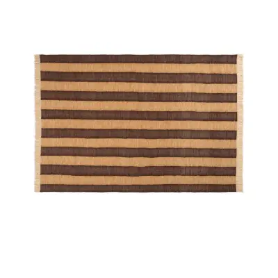 ferm LIVING - Ives Matta 140x200 Tan/Chocolate