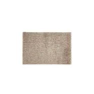 ferm LIVING - Kami Knotted Matta 120x180 Off-White/Coffee