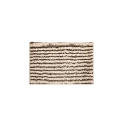 ferm LIVING - Kami Knotted Matta 120x180 Off-White/Coffee